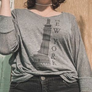 Abercrombie & Fitch NYC Three Quarter Sleeve Shirt